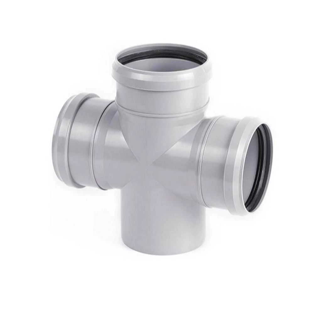 Крестовина одноплоскостная ПП Россия Дн110x50x50 угол 87° для внутренней канализации