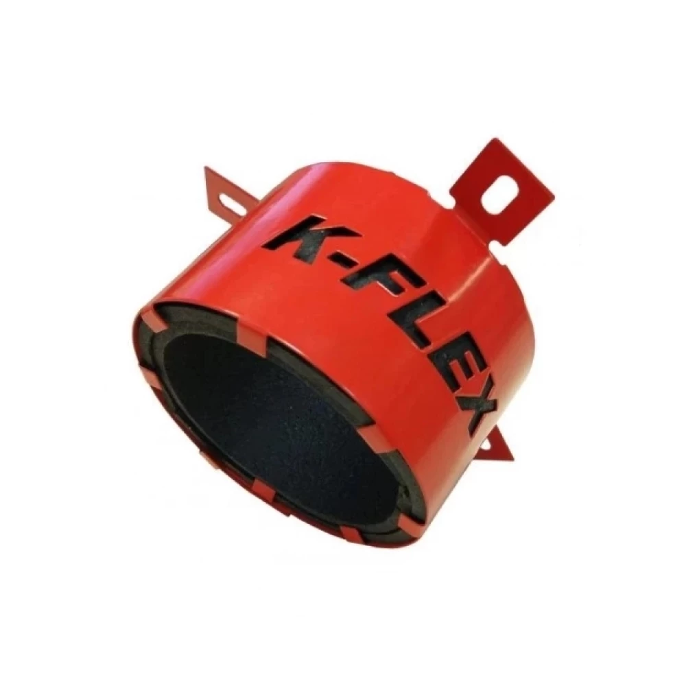 Муфта противопожарная K-FLEX K-Fire Collar Дн110 для труб, материал - сталь, цвет - красный, отгрузка кратно 24шт Муфта противопожарная K-FLEX K-Fire Collar Дн110 для труб, материал - сталь, цвет - красный, отгрузка кратно 24шт