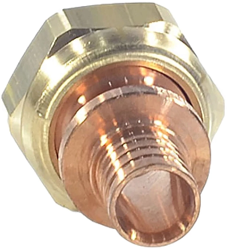 Переходник аксиальный РЕХАУ Rautitan RX+ Дн20х1/2″ Ру10 для труб из сшитого полиэтилена с накидной гайкой, корпус - бронза 14563373001