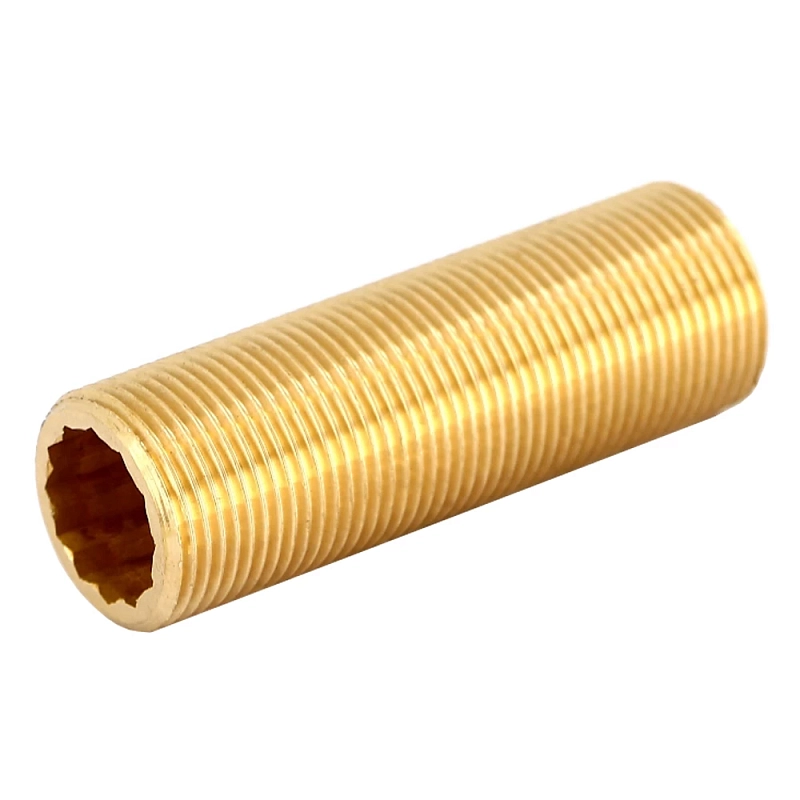 Сгон прямой Viega 3535 3/4″ Ду20 Ру25 длина 80 мм, бронзовый, сплошная наружная резьба