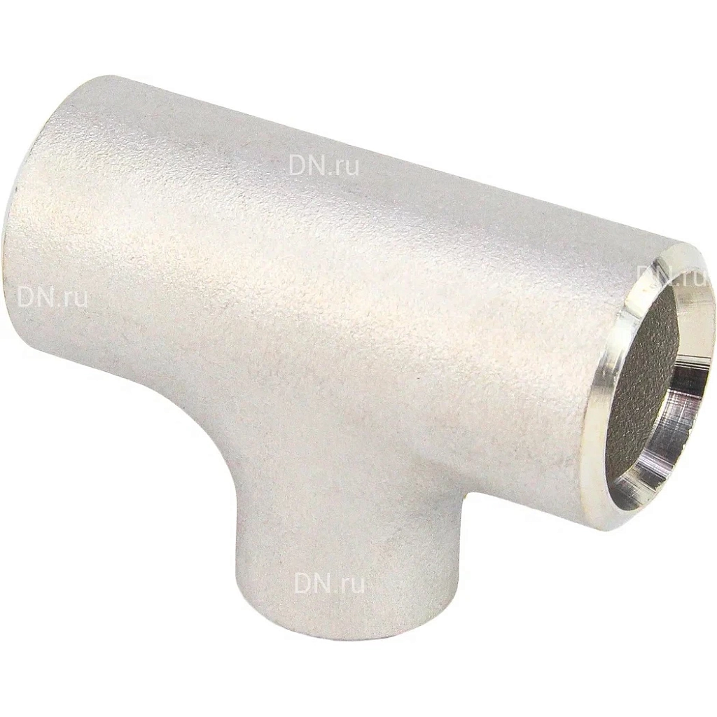 Тройник переходной Дн42.4х3.6-33.7х3.2 (Ду32х25) бесшовный с геометрией, корпус - нерж. сталь 12х18н10т, исполнение 1 ГОСТ 17376-2001